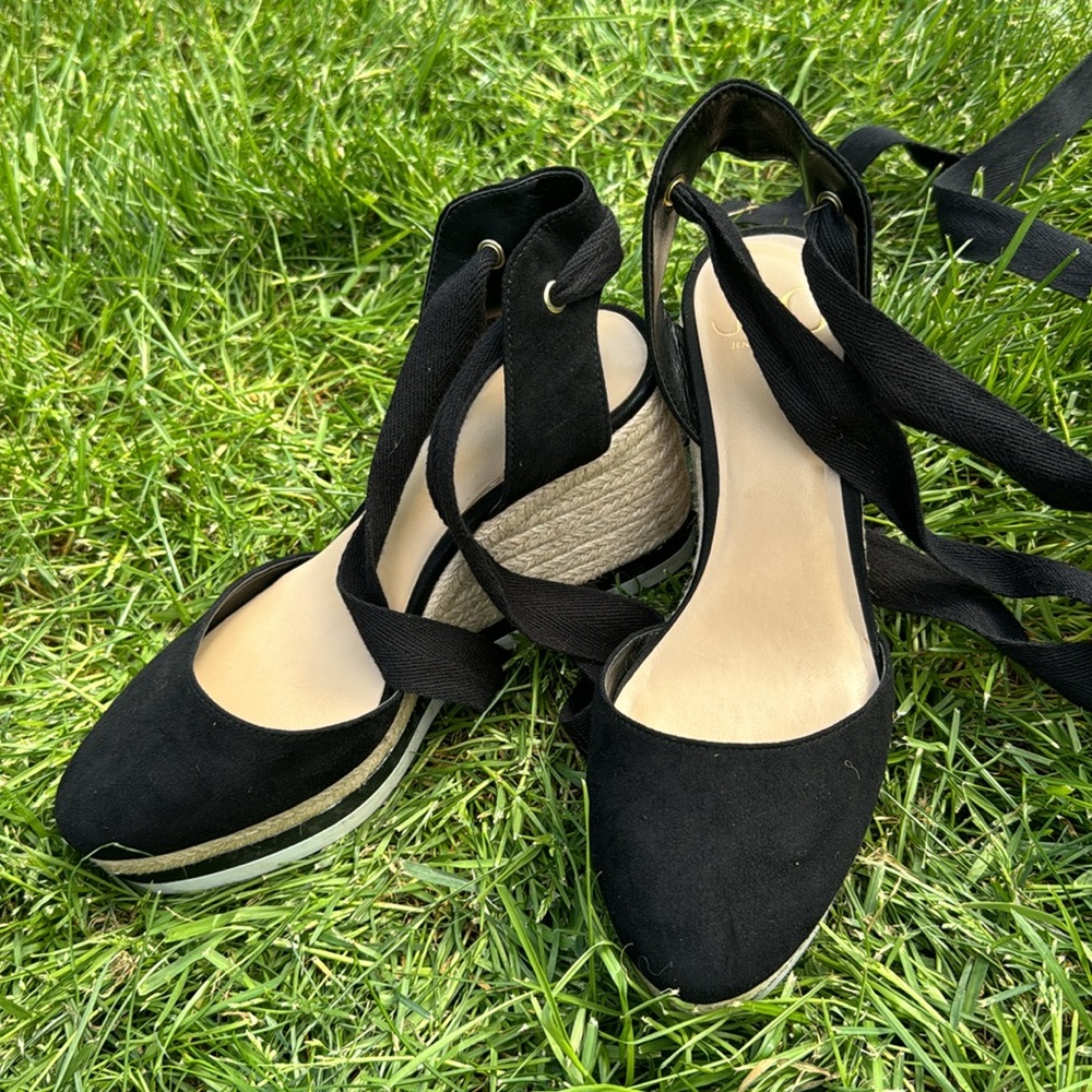 Elegant Black Suede Women's Shoes
